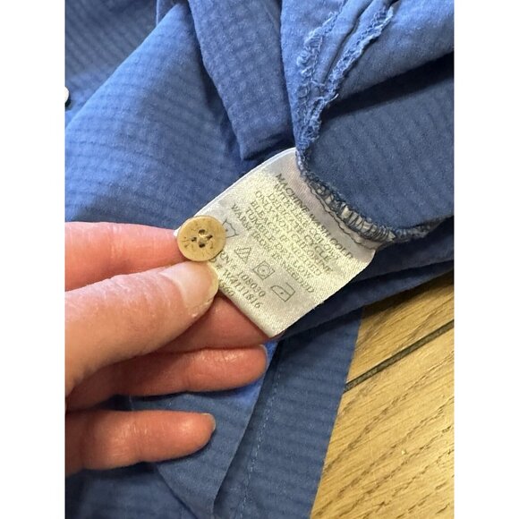 Margaritaville Shirt Men Size Medium Button‎ Down Blue Son Of A Sailor Saloon - Picture 8 of 13